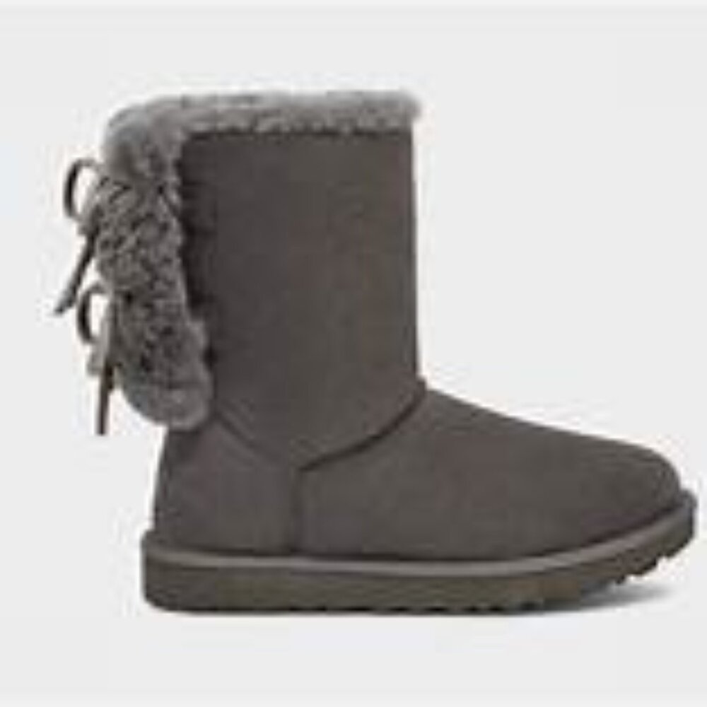 Ugg Classic Double Bow Short Boots - Picture 3 of 3